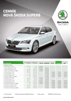 Skoda Superb cennik 2017 SK EUR 